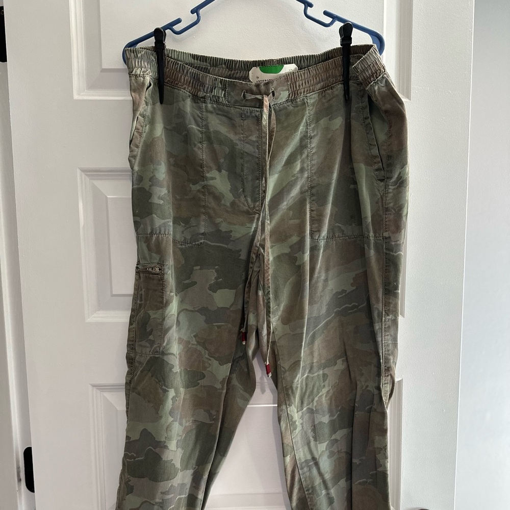 Anthropology camo pants